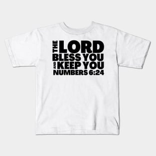 Numbers 6-24 Lord Bless You and Keep You Kids T-Shirt